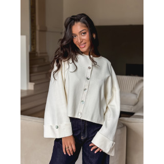 Gilet Aéliane - Crème