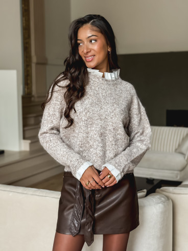 Pull Kéliana - Taupe