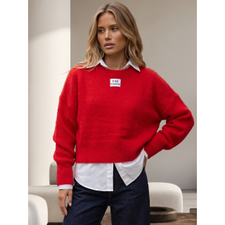 Pull Darlène - Rouge