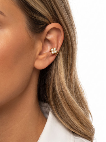 Faux piercing Franca - Doré