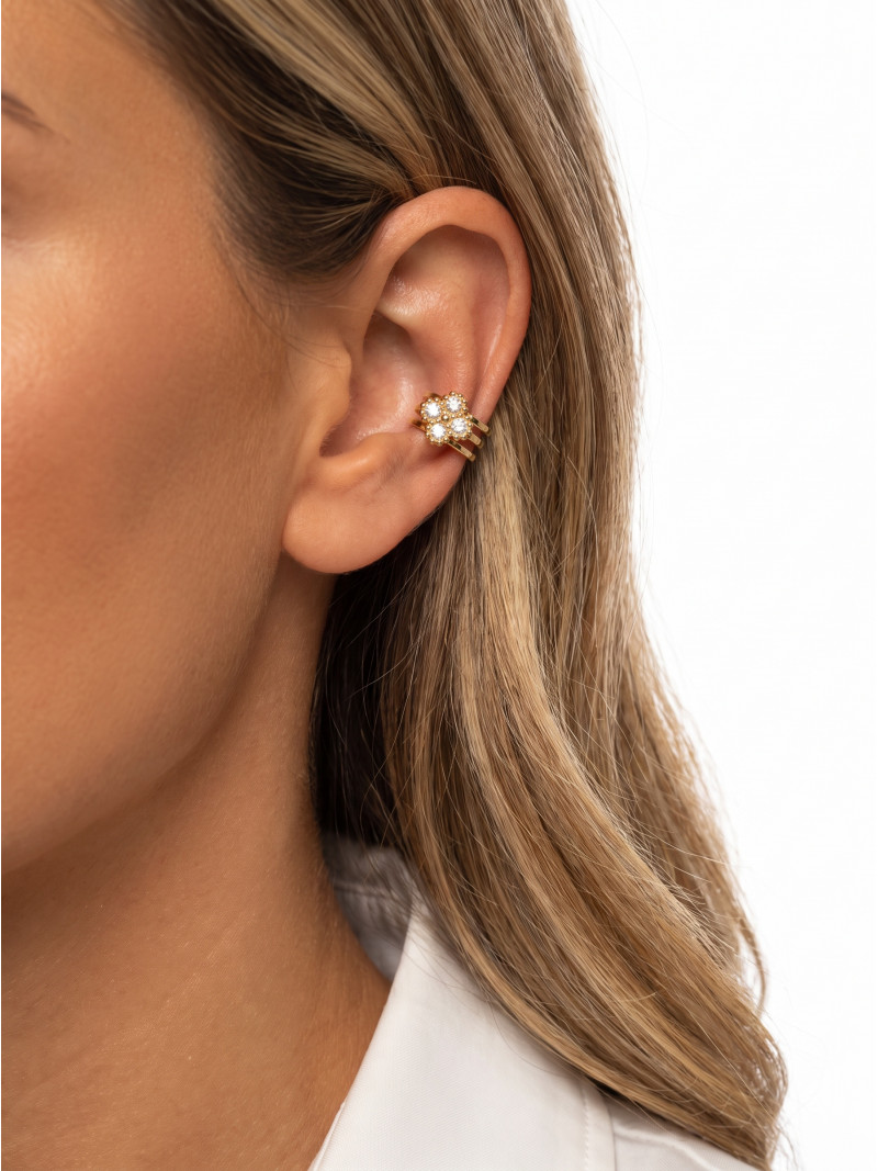 Faux piercing Franca - Doré