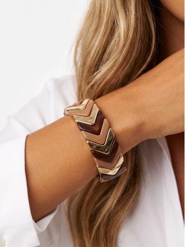 Bracelet Rosaria - Marron