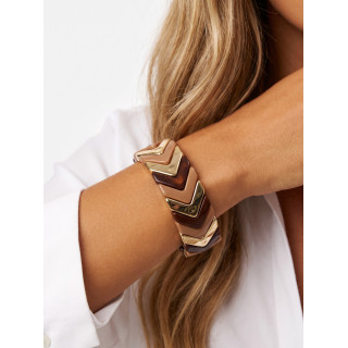 Bracelet Rosaria - Marron