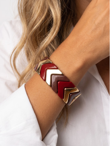 Bracelet Rosaria - bordeaux