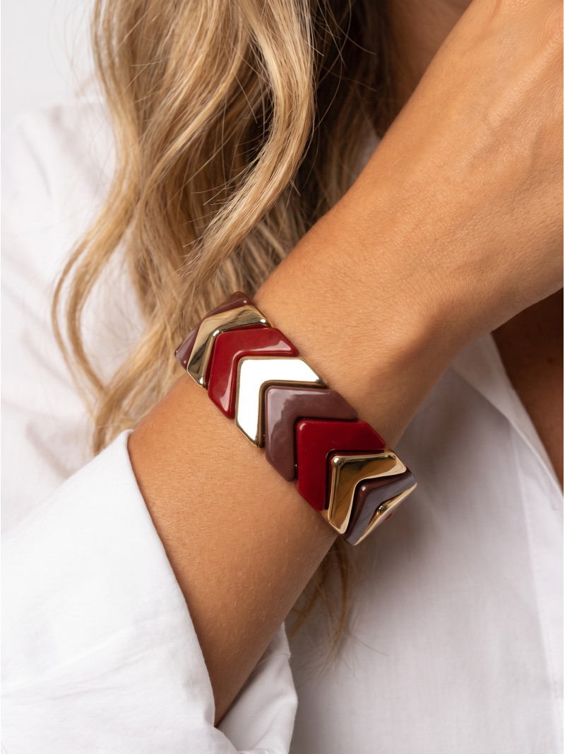 Bracelet Rosaria - bordeaux