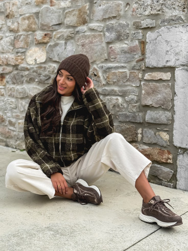 Gilet teddy Milly - Vert