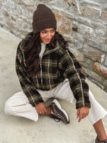 Gilet teddy Milly - Vert