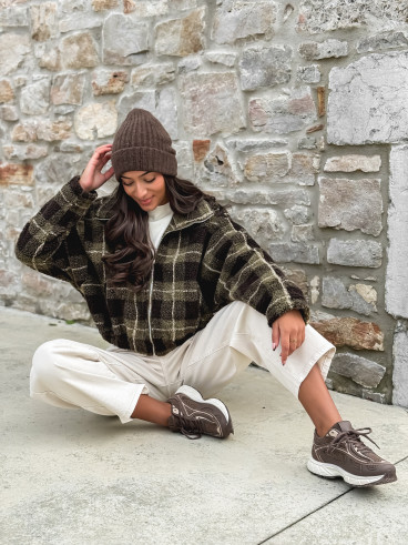 Gilet teddy Milly - Vert