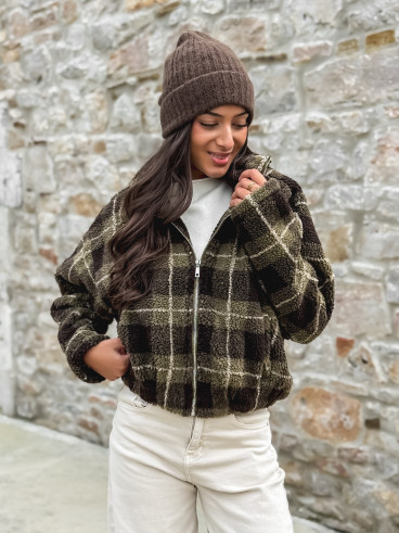 Gilet teddy Milly - Vert