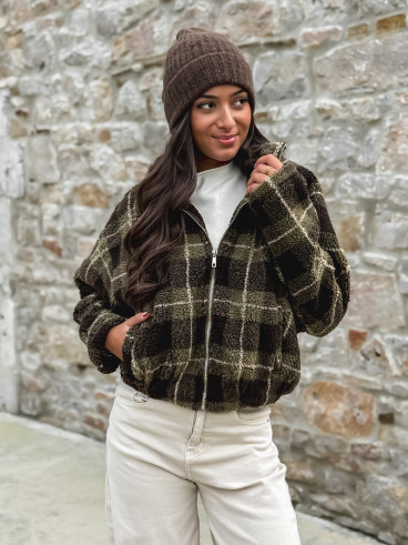 Gilet teddy Milly - Vert