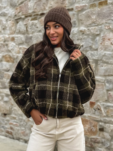 Gilet teddy Milly - Vert