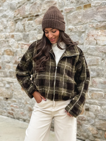 Gilet teddy Milly - Vert