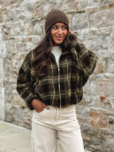 Gilet teddy Milly - Vert