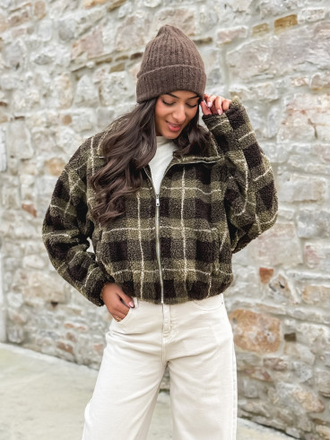 Gilet teddy Milly - Vert