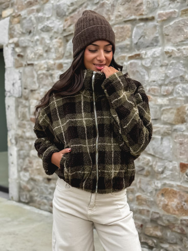 Gilet teddy Milly - Vert