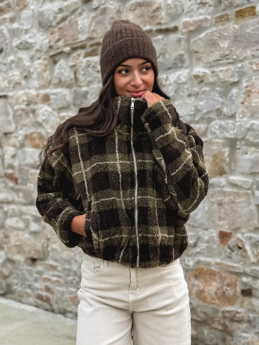 Gilet teddy Milly - Vert