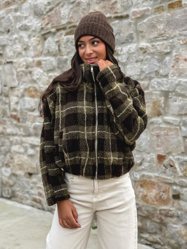 Gilet teddy Milly - Vert