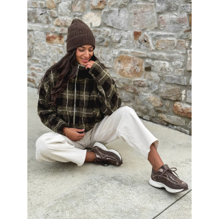 Gilet teddy Milly - Vert