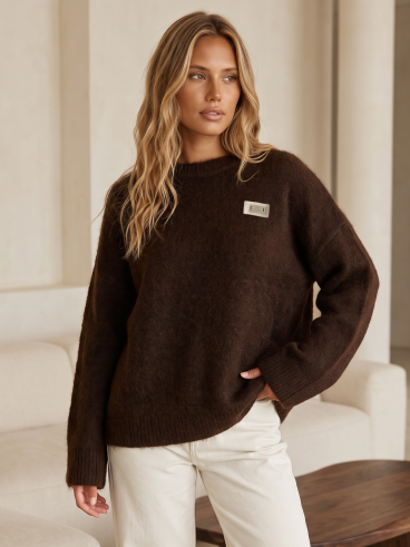 Pull Chana - Chocolat