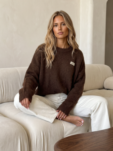 Pull Chana - Chocolat