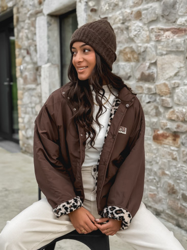 Veste réversible Léara - Chocolat