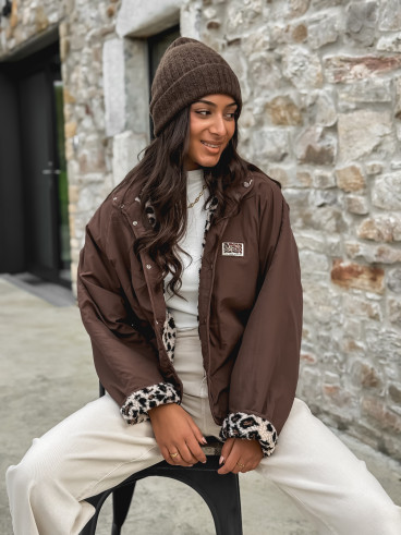 Veste réversible Léara - Chocolat