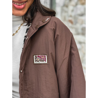 Veste réversible Léara - Chocolat
