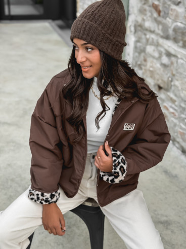 Veste réversible Léara - Chocolat