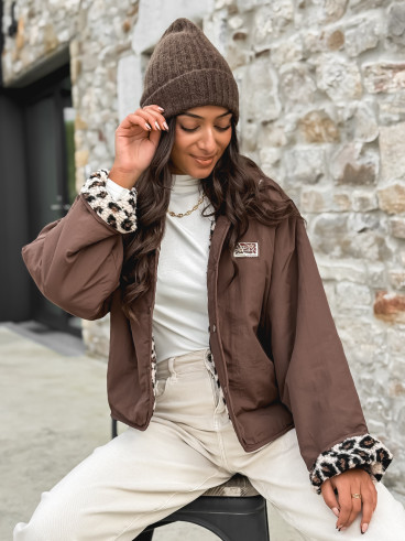 Veste réversible Léara - Chocolat