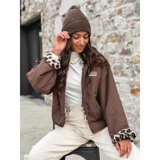 Veste réversible Léara - Chocolat