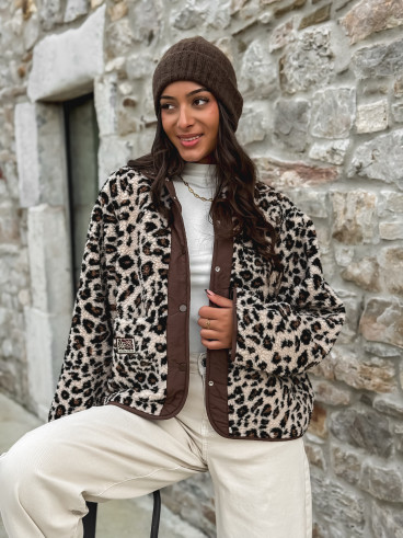 Veste réversible Léara - Chocolat