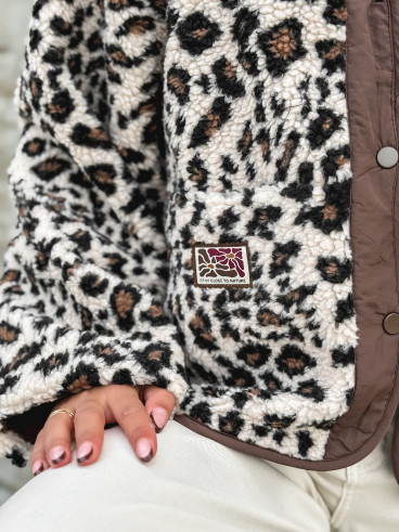 Veste réversible Léara - Chocolat
