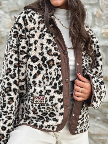 Veste réversible Léara - Chocolat