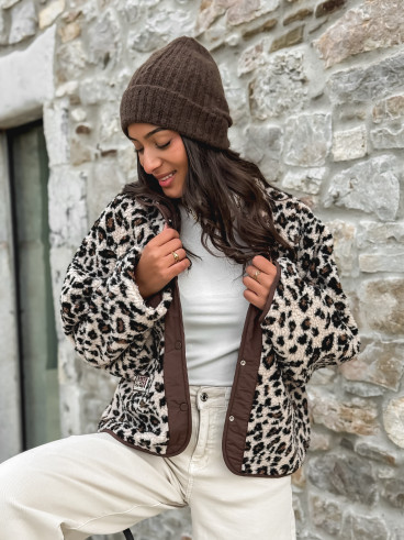 Veste réversible Léara - Chocolat