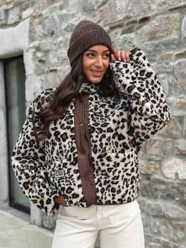 Veste réversible Léara - Chocolat