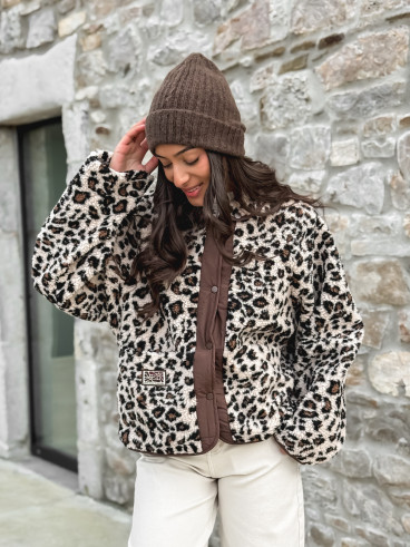 Veste réversible Léara - Chocolat
