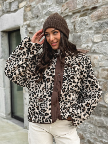 Veste réversible Léara - Chocolat