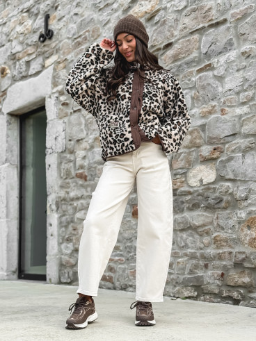 Veste réversible Léara - Chocolat