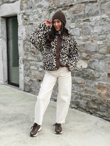 Veste réversible Léara - Chocolat