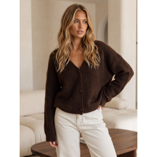Gilet Jenny - Chocolat