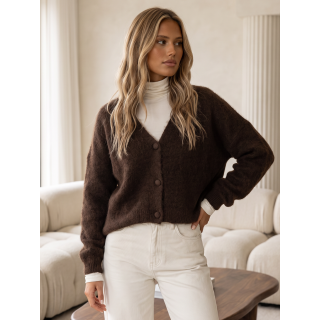 Gilet Jenny - Chocolat