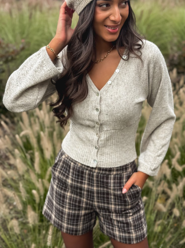 Gilet Zélyana - Taupe