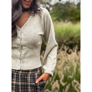 Gilet Zélyana - Taupe