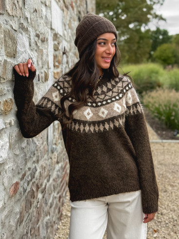 Pull Vainy - Chocolat