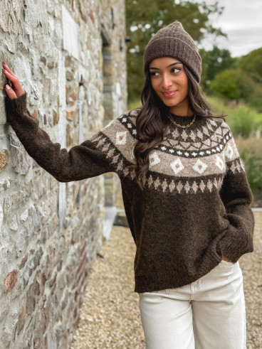Pull Vainy - Chocolat