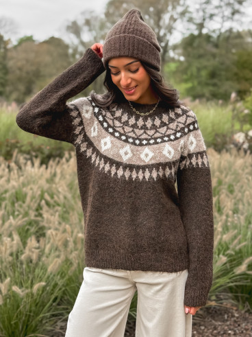 Pull Vainy - Chocolat
