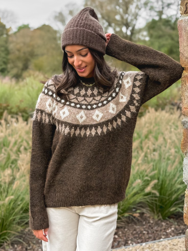 Pull Vainy - Chocolat