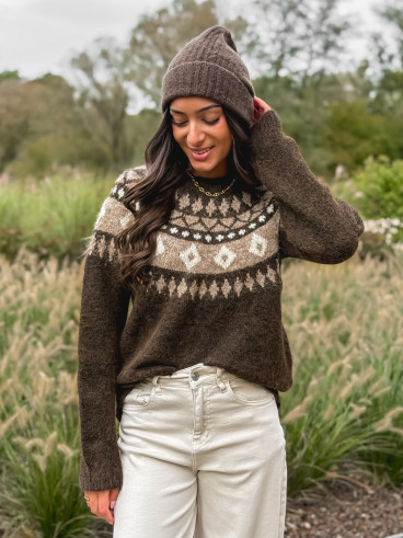 Pull Vainy - Chocolat