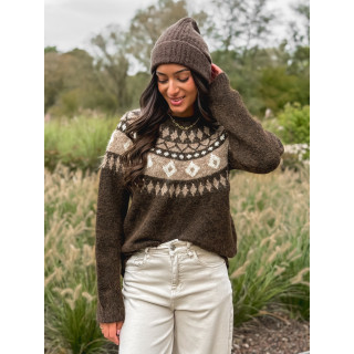 Pull Vainy - Chocolat