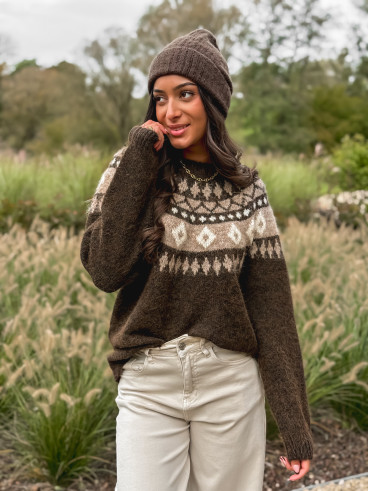 Pull Vainy - Chocolat